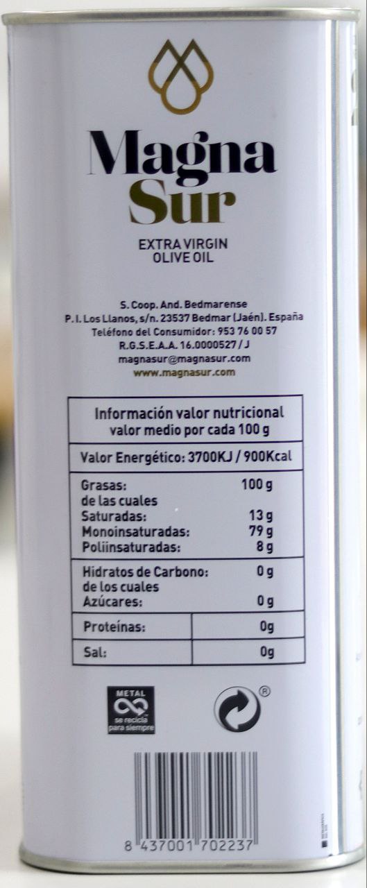 Huile d'Olive MagnaSur 5L Espagne