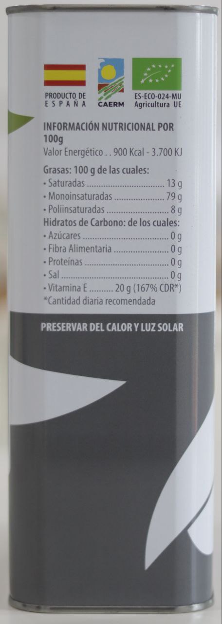 Huile d'Olive Écologique Almazara 3L Espagne