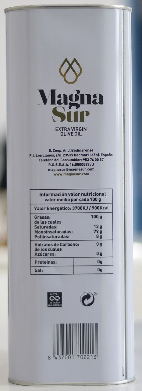 Huile d'Olive MagnaSur 2.5L Espagne