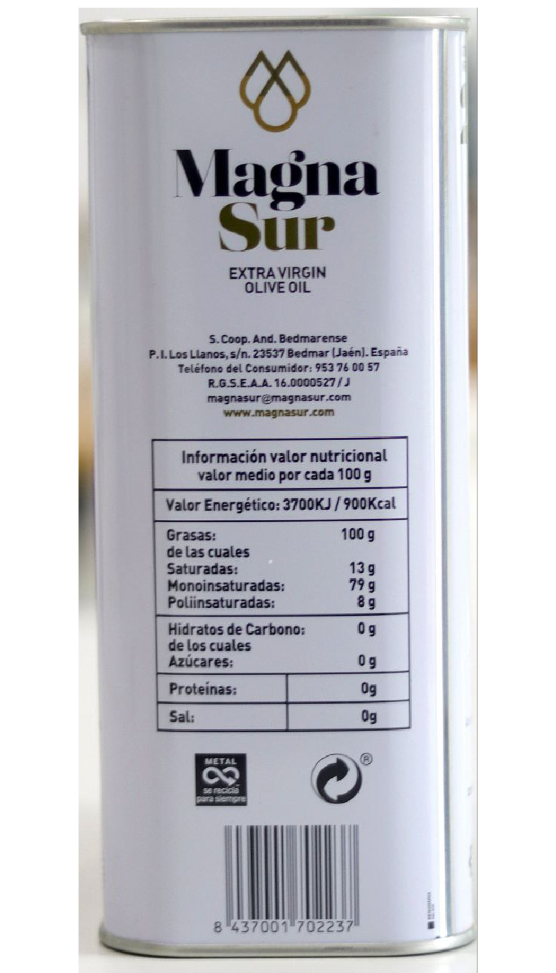 Huile d'Olive MagnaSur 2.5L Espagne